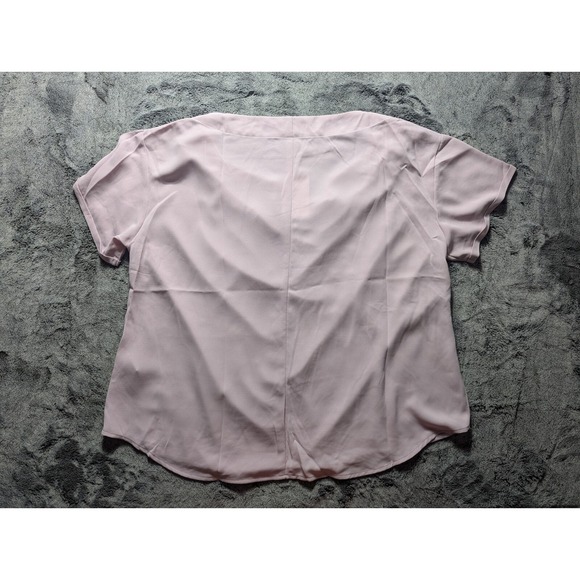 Heyson Short Sleeve Blouse Women's Size Large Purple - Picture 8 of 10